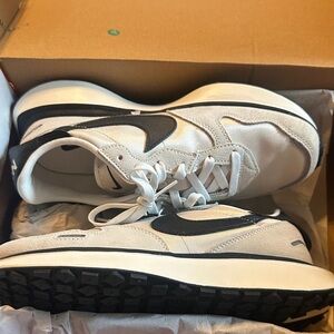 Nike White and Black Athletic Shoes NEW